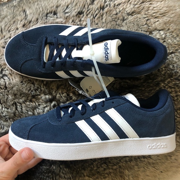 NIB ADIDAS VL Court 2.0 Navy & White New NWT NIB ADIDAS VL Court 2.0 Navy & White New NWT